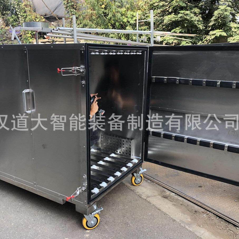 专业生产全密封不锈钢手推车重型多层物料车钢制工具车货架静音
