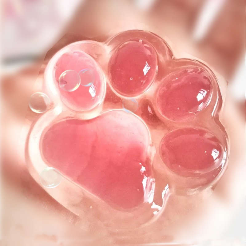 猫狗爪子卡通熊掌模具 慕斯布丁果冻凉粉滴胶米发糕食品级硅胶模