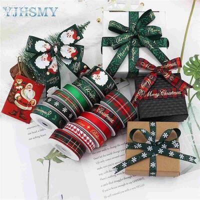 Christmas Ribbons for Craft Holiday Printed Grosgrain Ribbon