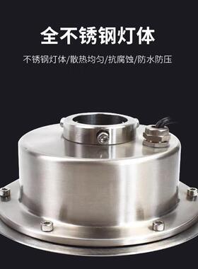 ed外七彩涌泉灯12v光水景JQ-PQD259W水池l水底户灯工暖程厂家不锈