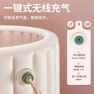 自动充气云朵泡澡桶大人折叠全身式家用浴桶浴盆沐浴浴缸厂家