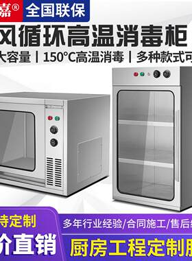 大型热风循环高温消毒柜电热风干柜暖碟柜全自动杀菌医院学校食堂