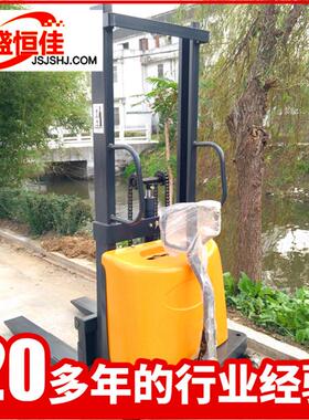 金盛恒佳手推半电动堆高车 CTD-P型半电动无腿配重式堆高车