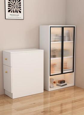 沙发书边FHC柜实木转收窄柜柜侧边侧拉侧面抽拉柜夹缝柜角纳柜储