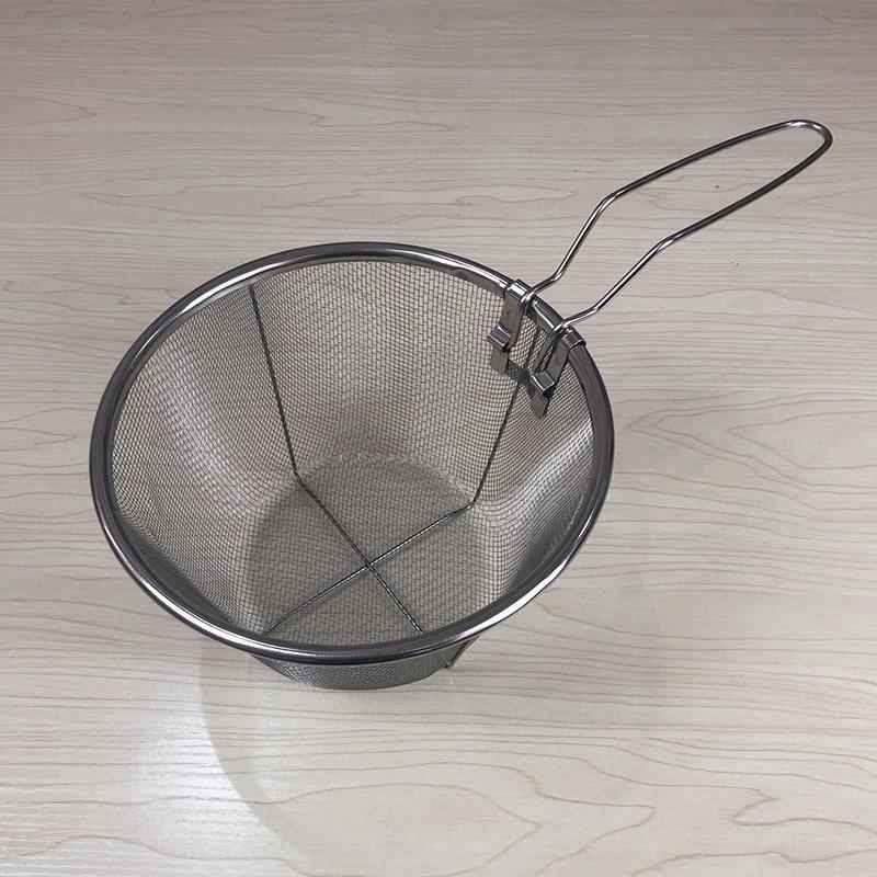 加厚不锈钢笊篱 家用拌面 面捞水饺漏勺过滤网 大号厨房油炸漏网