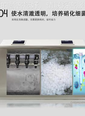 锦鲤池一滤体机景观工程鱼池塘滤水循环净化设备54554过大型鱼池