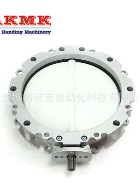 双法兰V2FS250SN筒仓放料粉体蝶阀丁腈胶密封粉尘蝶阀下料蝶阀