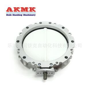 双法兰V2FS250SN筒仓放料粉体蝶阀丁腈胶密封粉尘蝶阀下料蝶阀