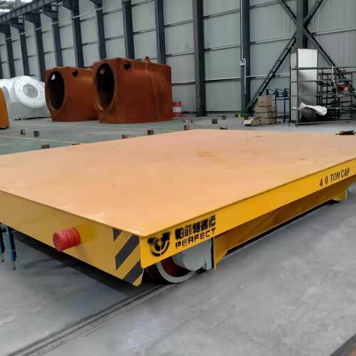 帕菲特钢卷转运车 遥控操作30吨无轨平车 v型架搬运车