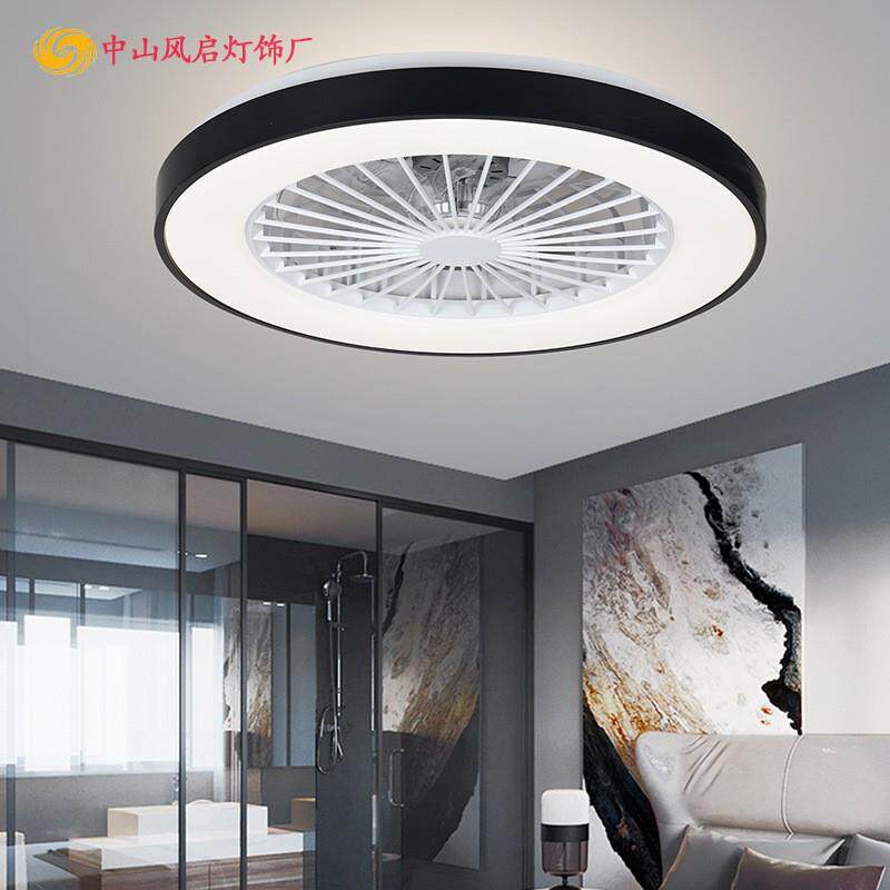 吸顶风扇灯现代简约卧室风扇灯带遥控家用客厅餐厅风扇吸顶灯