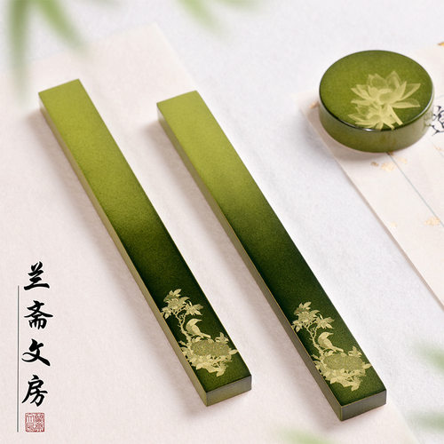 兰斋花鸟黄铜镇纸镇纸颜值其它