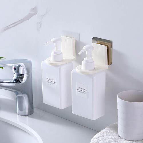 Bathroom shower gel and shampoo holder, no-drill wall-mounte
