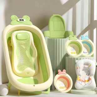 可折叠宝宝洗澡浴盆婴儿盆浴桶躺托大号坐躺新生婴幼儿童小孩家用