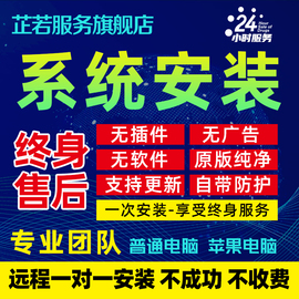 远程安装重装系统win71011双系统电脑mac苹果笔记本虚拟机8维修