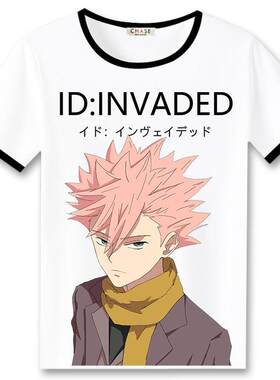 ID:INVADED异度侵入周边T恤 神探 酒井户二次元短袖衣服夏季