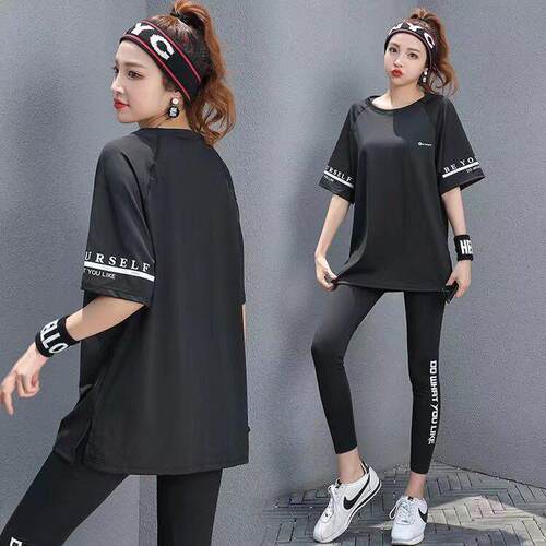 Yoga short sleeved sports T-shirt women's running cover