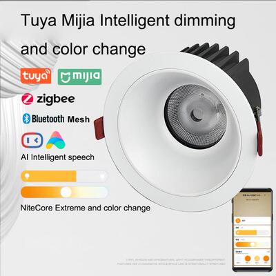 Anti glare Downlight深防眩筒灯全光谱超亮商业嵌入式LED天花灯