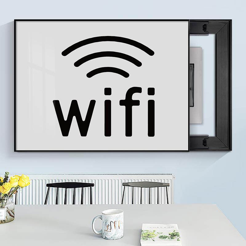 电表箱装饰画多媒体现代装饰画