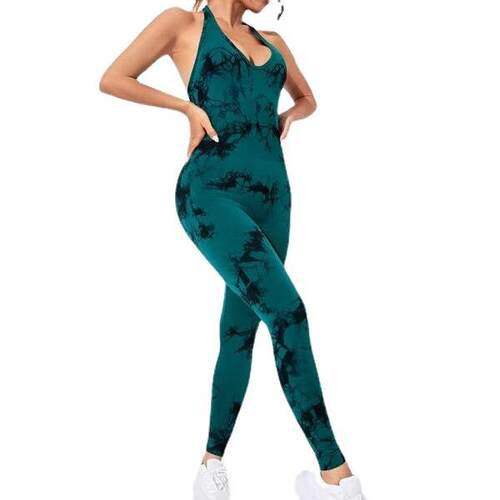 Outdoor breathable yoga, running, one-piece pants, fitness