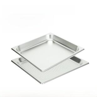 适用于Rational金甲佳斯特康福登万能蒸烤箱2/3烤盘不锈钢加厚盘