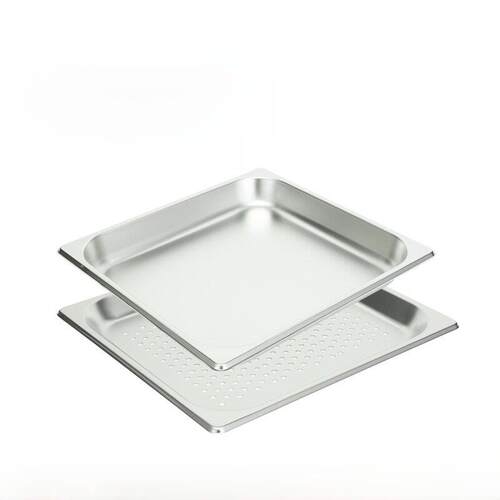 适用于Rational金甲佳斯特康福登万能蒸烤箱2/3烤盘不锈钢加厚盘
