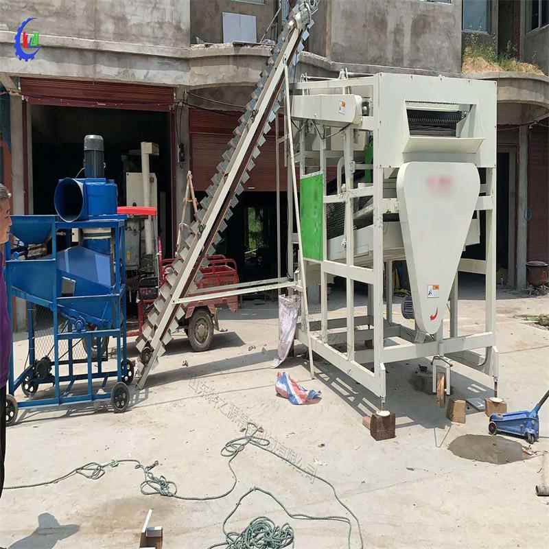 农用长果双级滚筒筛选机花生壳去尾巴防堵机坚果选种机