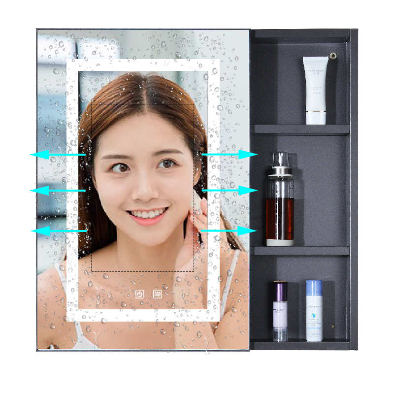 灯雾镜镜子物物架置储厂家浴室卫生间批发带柜智能带柜led除实木