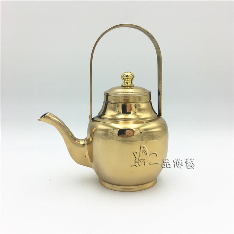 铜壶烧水壶家用手工铜茶壶复古铸铜煮茶壶茶炉家居摆件
