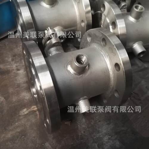 BQ641H铸钢变径大法兰保温球阀电动