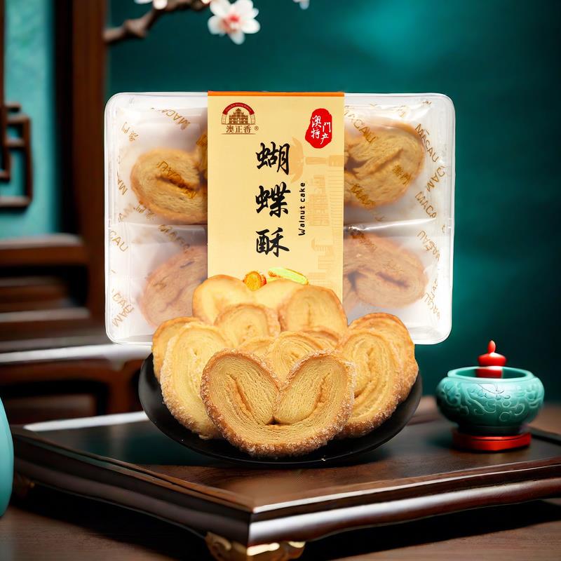 上海蝴蝶酥广东澳门特产手信蝴蝶酥上海特产糕点零食小吃点心休闲