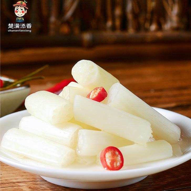 尖酸辣泡藕带藕洪湖新鲜400g泡椒脆爽商用湖北特产装即食开袋