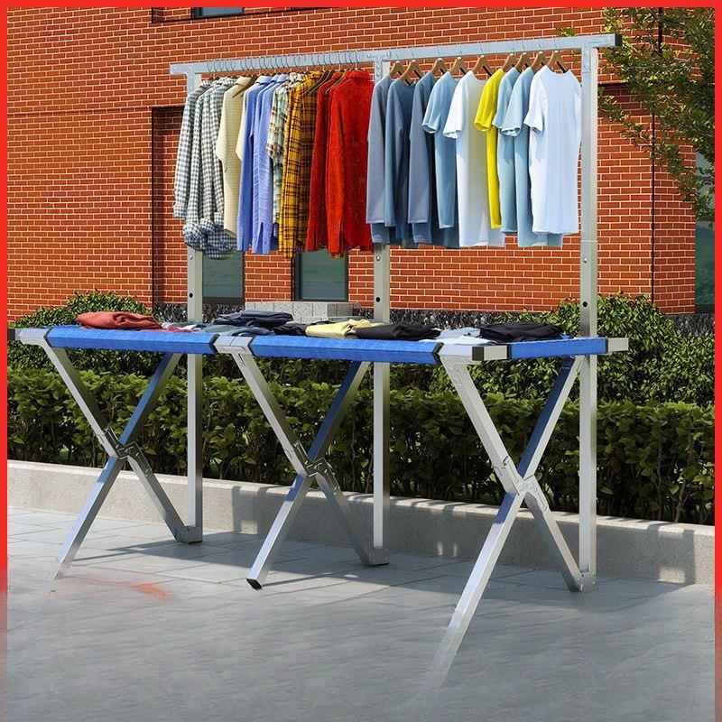 地摊架子摆地摊折叠货架夜市摆摊折叠桌子地推架子神器移动摊位架