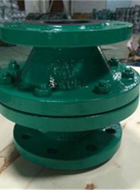 H42F46-16CDN40单向法兰式立式止回阀铸钢衬四氟止回阀