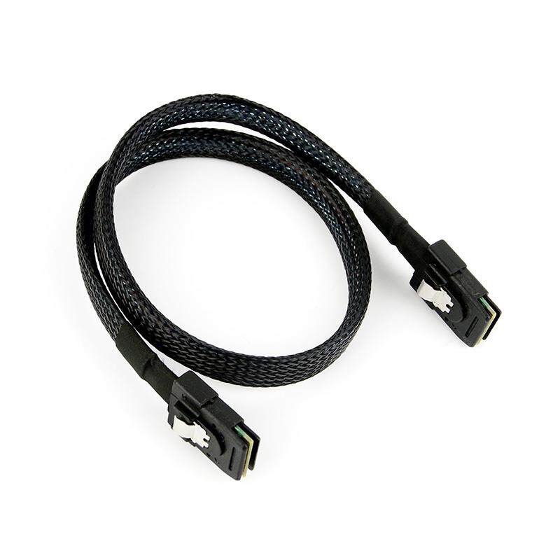 0.5米服务器内置mini sas线SFF8087对8087 36P阵列卡数据连接线70
