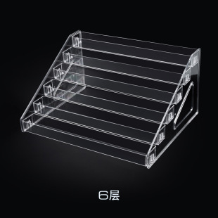亚克力透明蛋糕色素收纳架展示架烘培盒裱花嘴展架多层梯式展台子