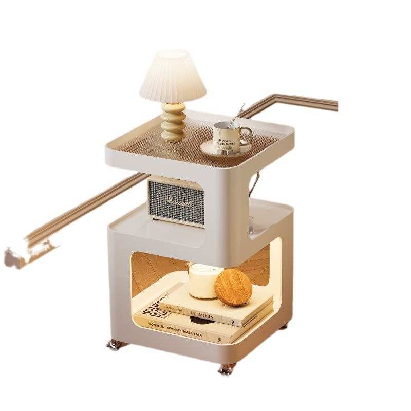 床头柜小型家用卧室创意床边柜简约现代收纳置物架子铁艺移动边几