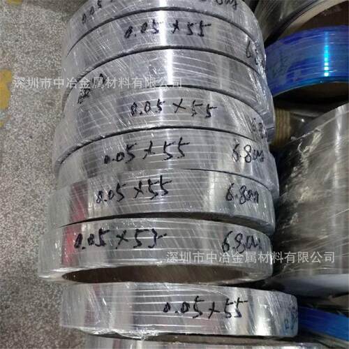 301SH不锈钢弹簧带 580度发条弹不锈钢带 特硬全硬不锈钢带