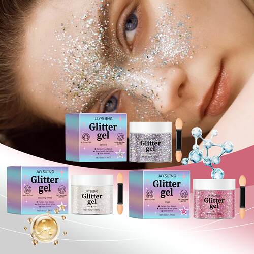 Jaysuing Glitter Gel Series - Body and Face Diamond Glitter
