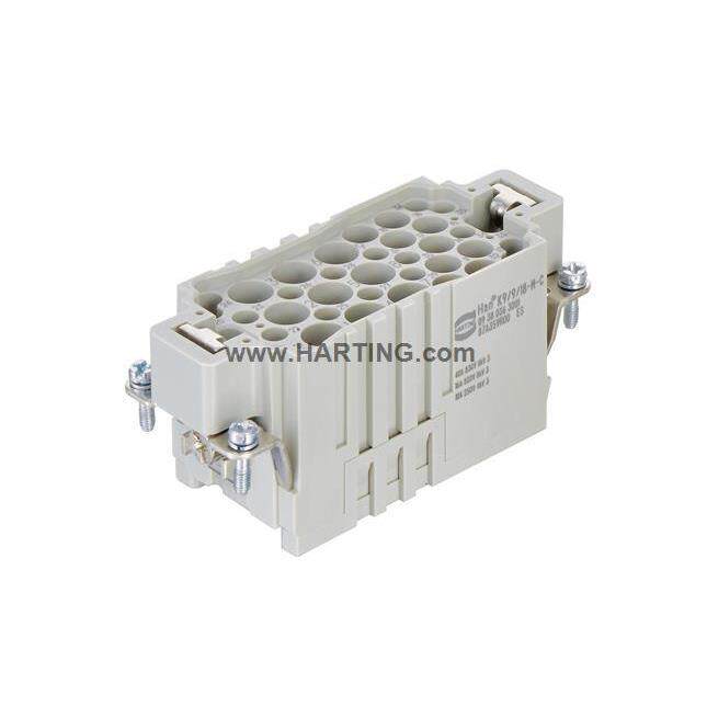 09380363001HARTING连接器HanK9/9/18-M-C库卡机器人插头