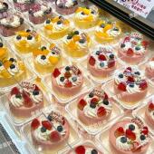 烘焙包装 盒小4寸小蛋糕草莓芒果甜品盒车轮泡芙提拉米苏蛋糕西点