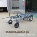 厂区搬运平板车大功率电动三轮拉货载重3吨加长车架车间周转四轮