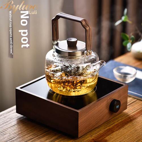 碧柔核桃电陶瓷炉炉周围茶机玻璃茶壶茶炉蒸专用茶具