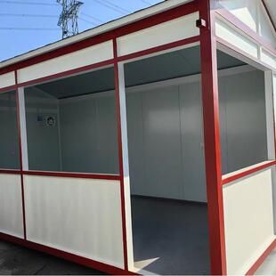 广州集装箱房制钢彩板定制集装拼装活动房工地办公室住人打包定箱