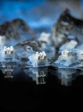 JLab若水轴V2 触发42g 热拔插客制化五脚轴线性轴机械键盘开关