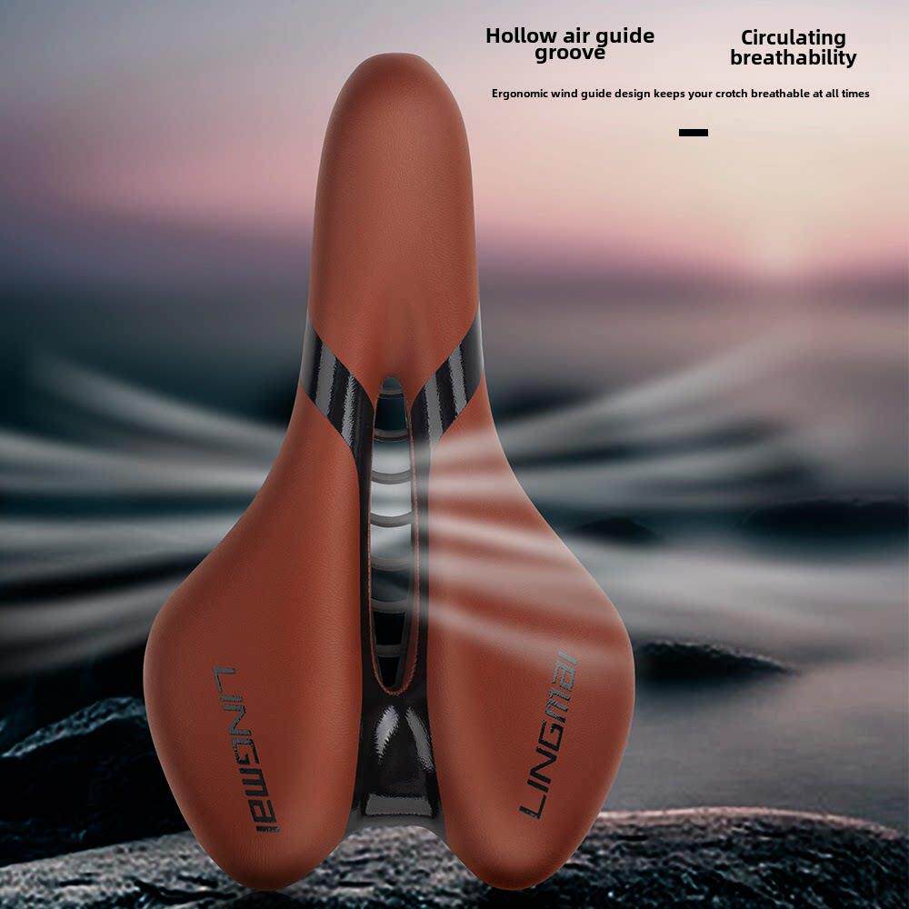 灵脉公路山地车空心坐垫舒适减震防水男女通用高弹性坐垫马鞍