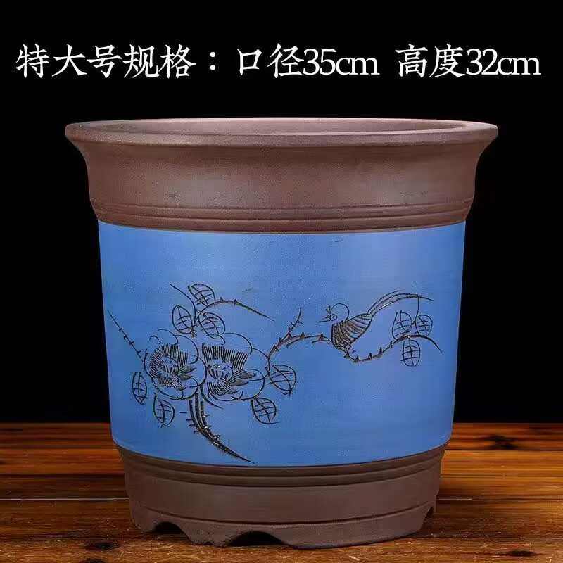 大码特大号紫砂花盆兰花盆大口径陶瓷花盆种树大花盆,鲜花速递/花卉仿真/绿植园艺,花盆,淘宝优惠券,粉丝福利购,淘宝优惠卷