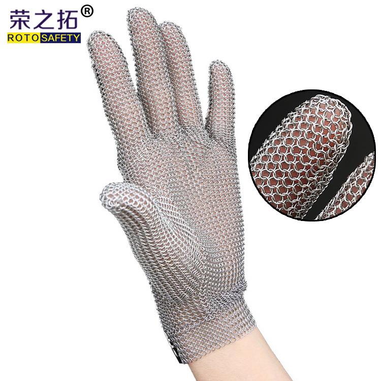 荣之304L不拓锈448钢环钢丝手剪套防锯检验厂防刺屠宰裁五级防电
