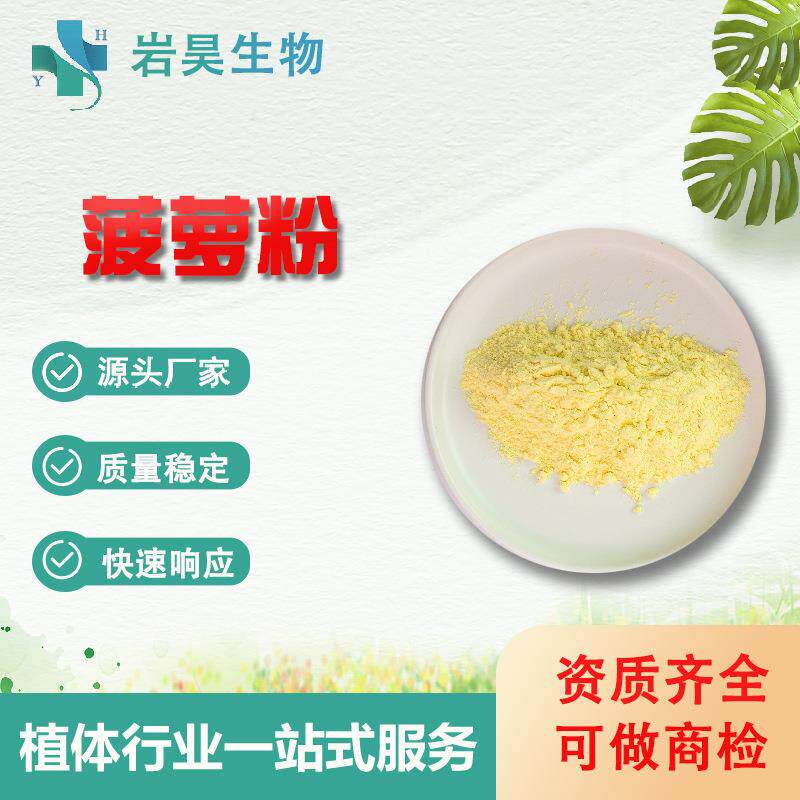 菠萝粉果蔬粉速溶果汁粉固体饮料原料水溶性菠萝提取物