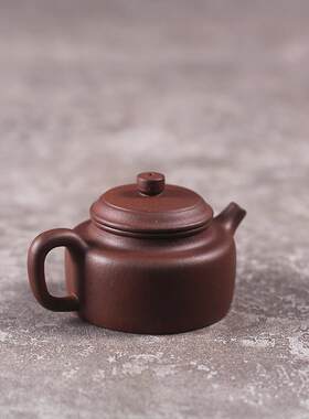 内推孔家德藏自炼底槽清全EJD纯手小紫砂壶工钟 钟1茶38cc紫砂壶