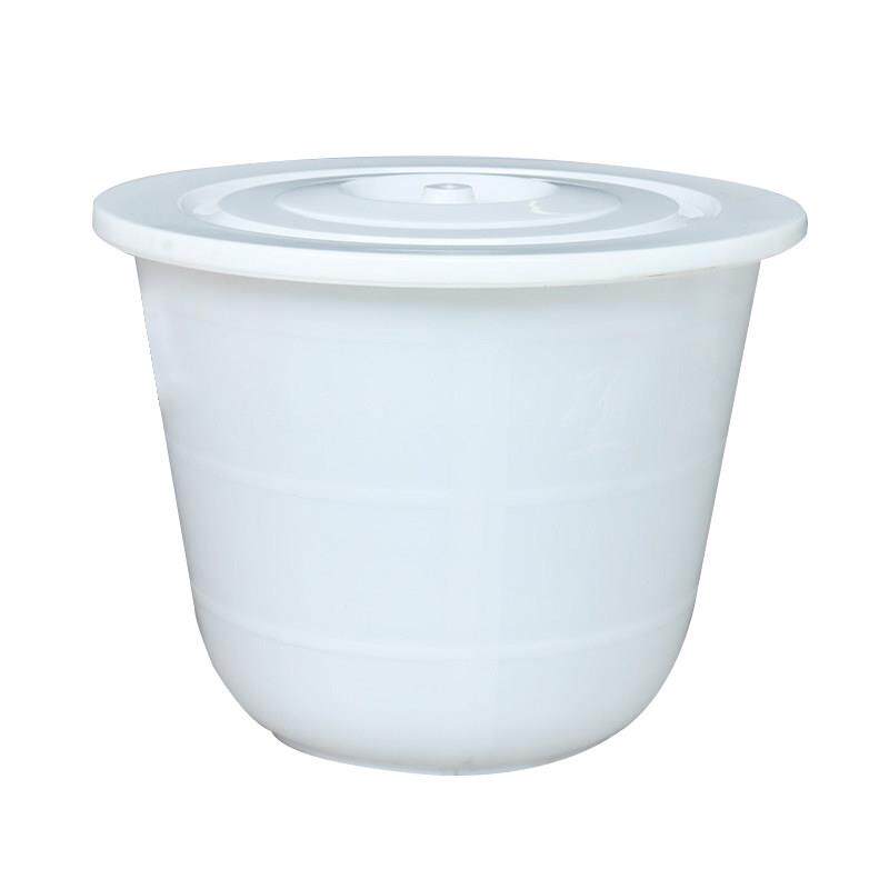 塑料大白桶水缸特大号加厚钢化圆形桶发酵泡菜储水用食品级洗车桶